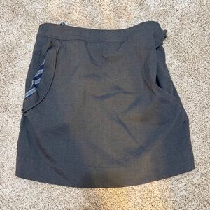 Vivienne Westwood red label grey mini wool skirt